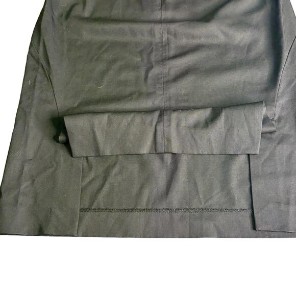 Theory Wool Blend Black Skirt Size 4 Office Career Minimalist Chic - Picture 6 of 9